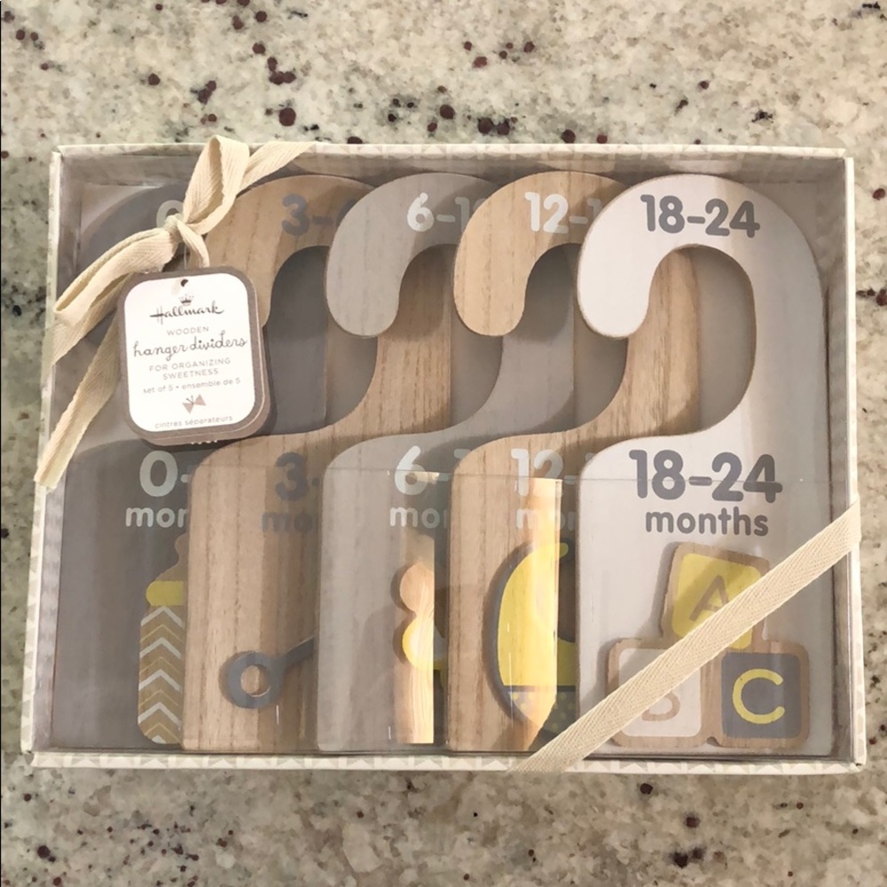 Hallmark wooden hanger dividers